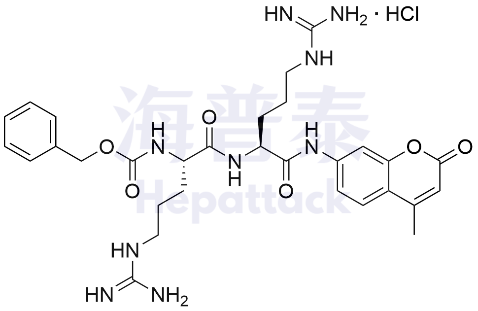 Z-Arg-Arg-AMC 136132-67-7 Structural Formula
